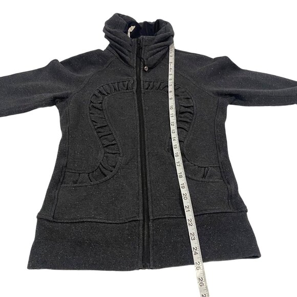 Lululemon Cuddle Up Jacket Gray Sparkle Size‎ 4 - Picture 11 of 11